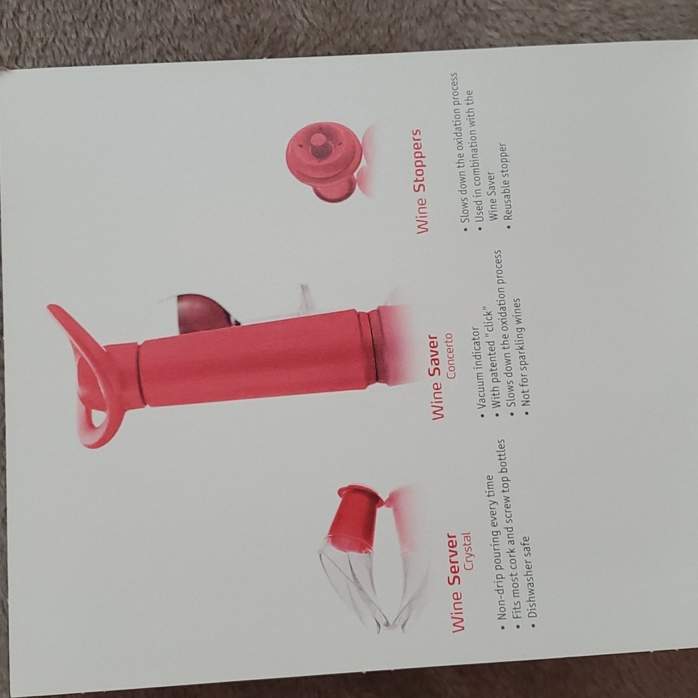 Vacu Vin Wine Saver Gift Set - Picture 3 of 4
